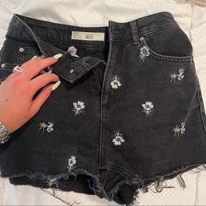 Top shop Jean shorts